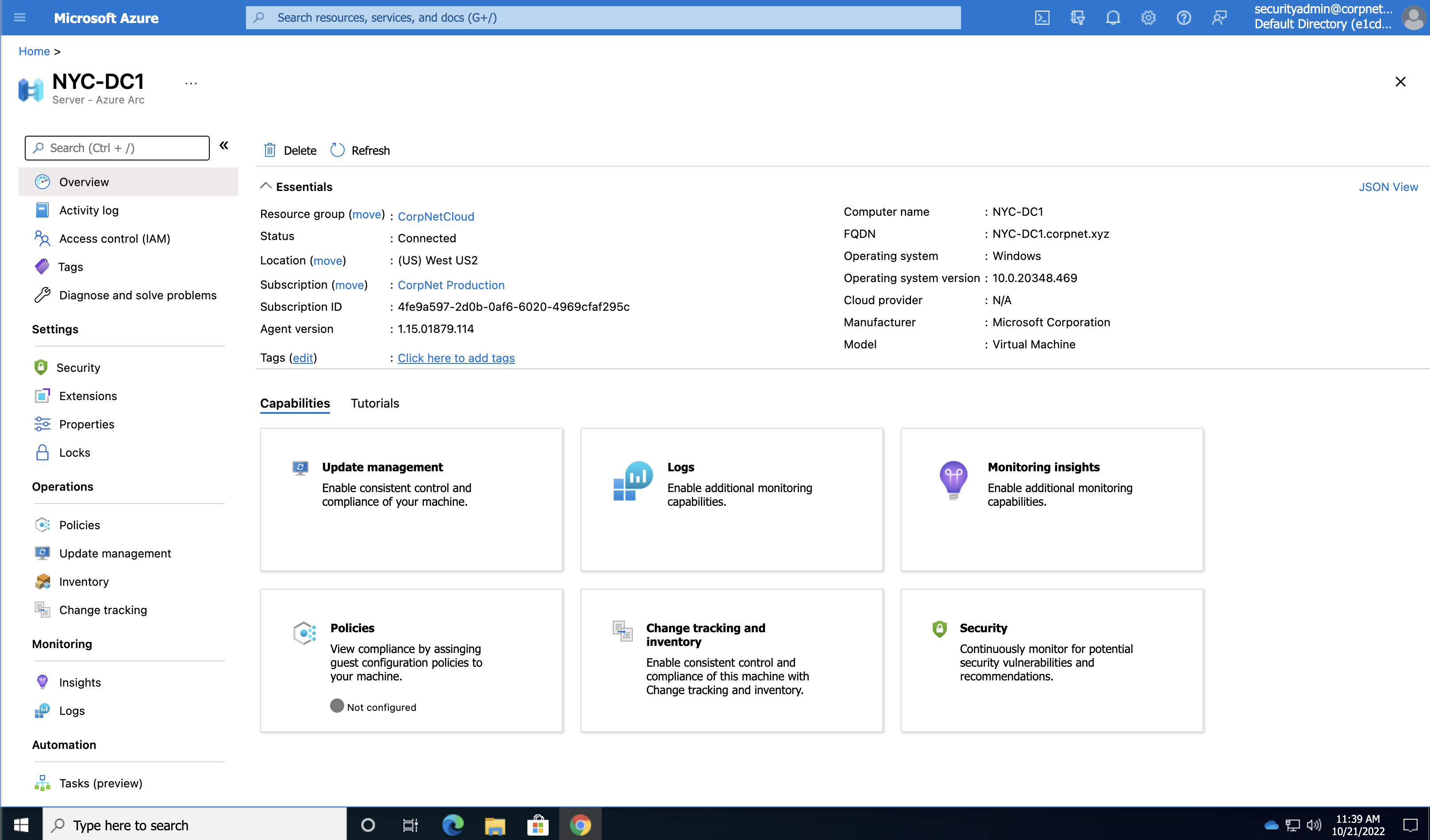 Key Features TestOut Hybrid Server Pro Core